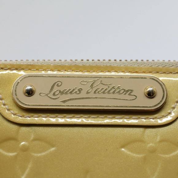 LOUIS VUITTON Vernis Pochette Cle NM Coin Purse Beige M91763 LV Auth bs8720 - Picture 8 of 16